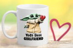 Custom Baby Yoda Mug, Baby Yoda Custom Mug, Baby Yoda Custom Gift,