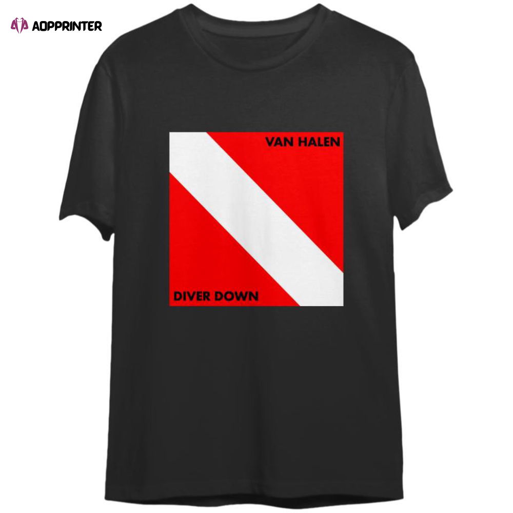 David Lee Roth Diver Down T-Shirt For Men And Women David Lee Roth Diver Down T-Shirt For Men And Women