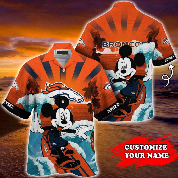 Denver Broncos NFL-Summer Customized Hawaii Shirt For Sports Fans