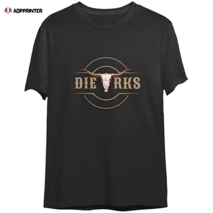 Dierks Bentley Bull Horns Tracklist Concert Shirt Top