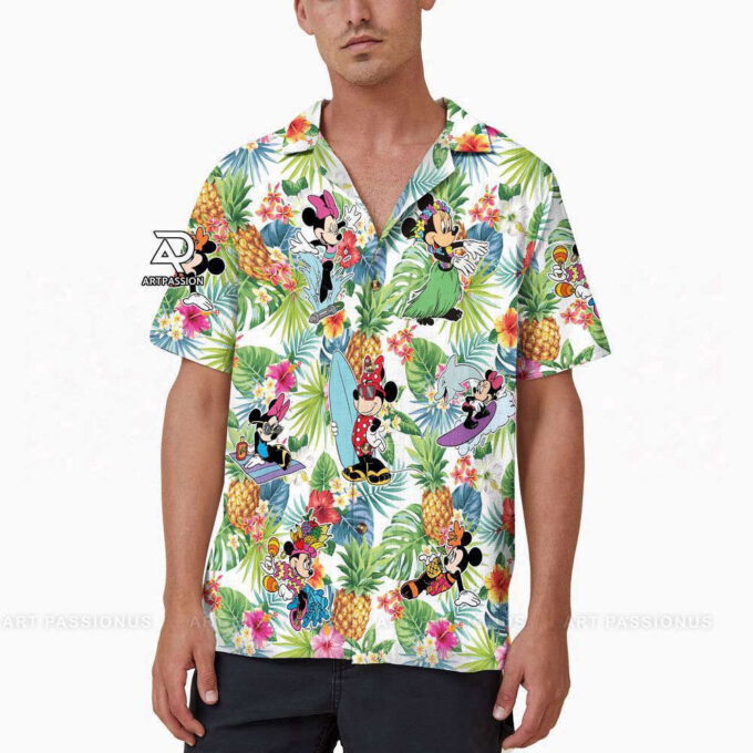 Disney Aloha Hawaiian Shirt, Minnie Beach Holiday, For Men Women