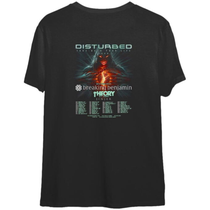 Disturbed Take Back Your Life Concert 2023 Shirt, For Men And Women
