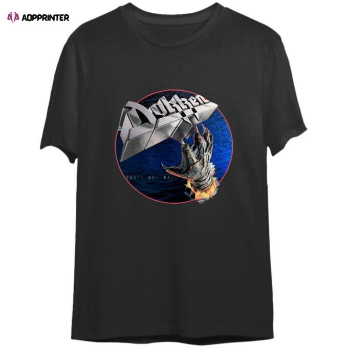 Dokken Tooth and Nail Into The Fire Tour ’84-85 T-Shirt, Dokken Tour 1984 T-Shirt For Men And Women