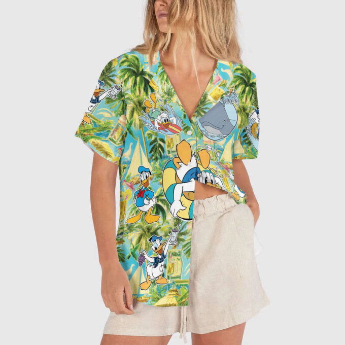 Donald Duck Hawaiian Shirt, Disney Aloha Donald Duck, For Men Women