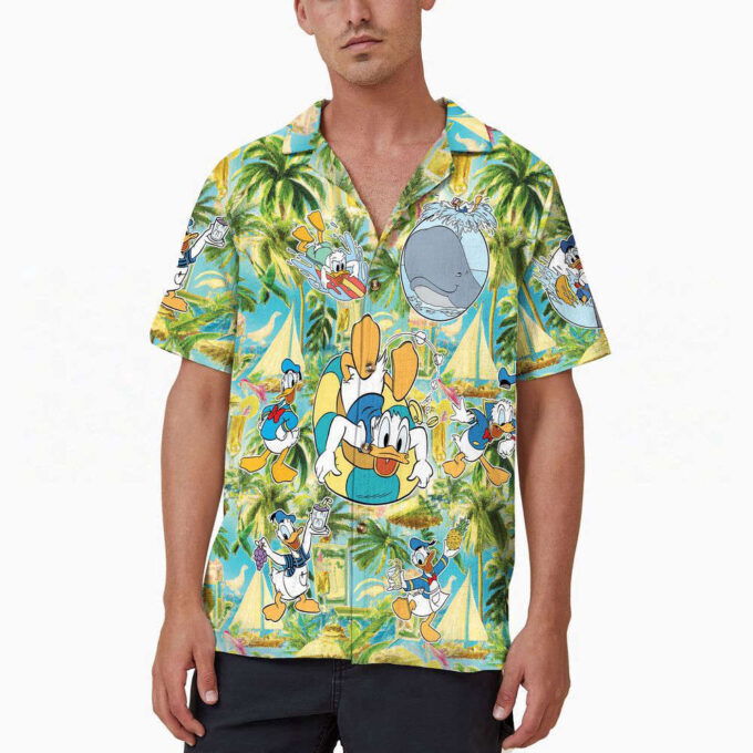 Donald Duck Hawaiian Shirt, Disney Aloha Donald Duck, For Men Women