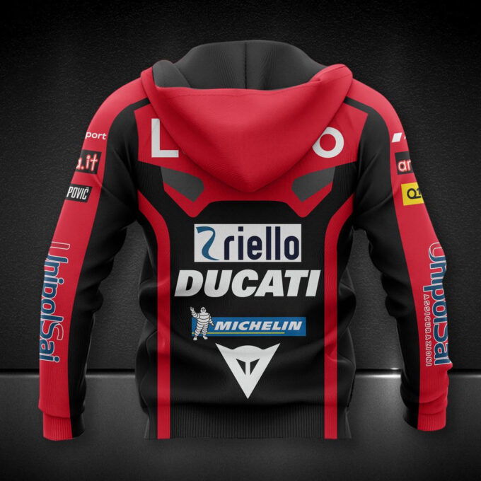 Ducati Lenovo Team Printing    Hoodie, Best Gift For Men And Women