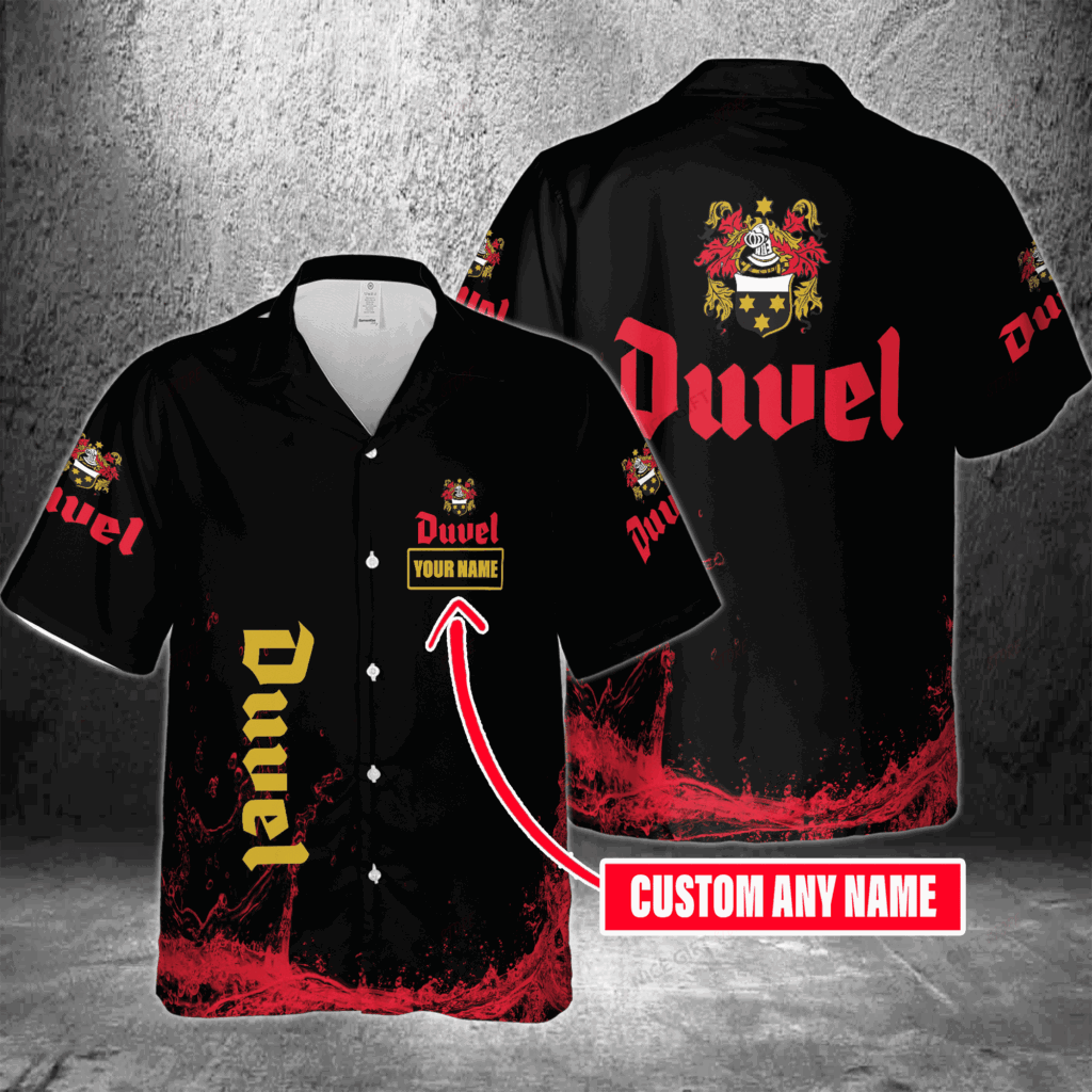 Duvel Custom Name Hawaiian Shirt For Men And Women Duvel Custom Name Hawaiian Shirt For Men And Women
