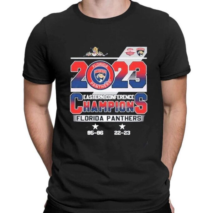 Eastern Conference Champions 2023 Florida Panthers 95 96 22 23 T-shirt For Men Women