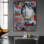 Eminem Banksy Music, Eminem Poster – Gift For Home Decoration