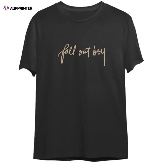 Fall Out Boy Shirt, So Much For Stardust Tour Shirt