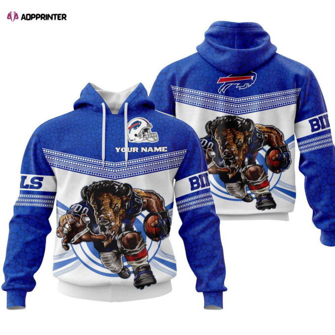 Fathead Mascot Hoodie  Personalized-Buffalo Bills For Men And Women