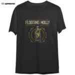 Flogging Molly 2023 Winter Tour T-Shirt, Flogging Molly Band T-Shirt For Men And Women
