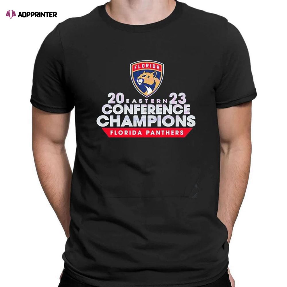 Florida Panthers Eastern Conference Champions 2023 T-shirt For Fans Florida Panthers Eastern Conference Champions 2023 T-shirt For Fans