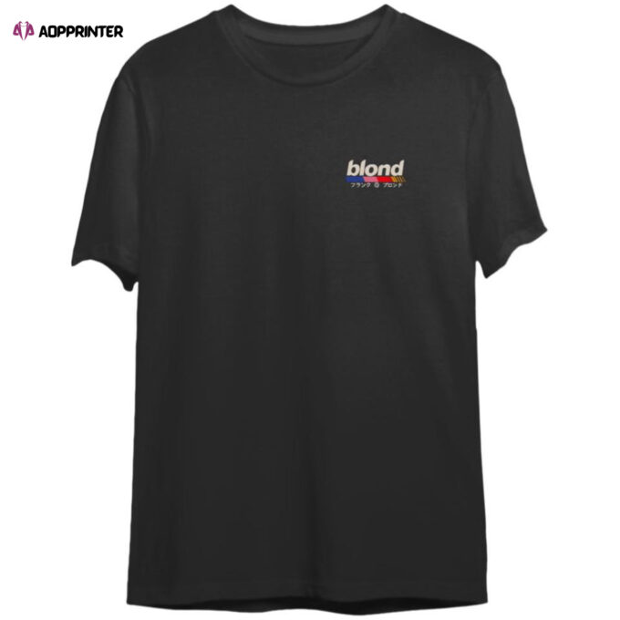 Frank Ocean BLOND WHITE FERRAR! Short Sleeve Shirt Vintage Style Tee, For Men And Women