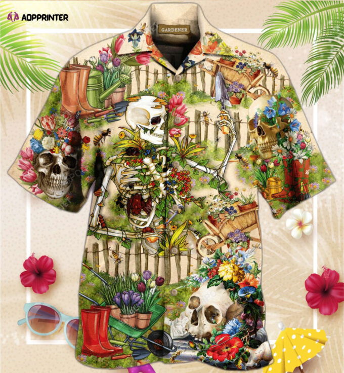 Get Here Gardening Saved Me From Being A Pornstar Now Im Just A Gardener Hawaiian Shirt, Gift For Men And Women