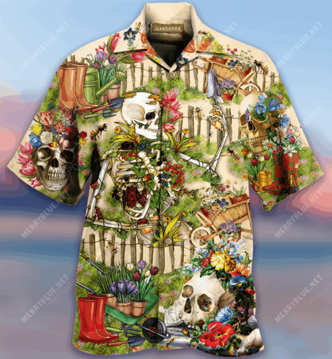 Get Here Gardening Saved Me From Being A Pornstar Now Im Just A Gardener Hawaiian Shirt, Gift For Men And Women