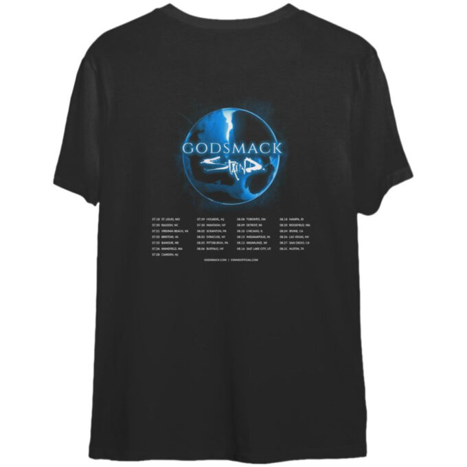 Godsmack And Staind Shirt Tour 2023 Shirt, For Men And Women