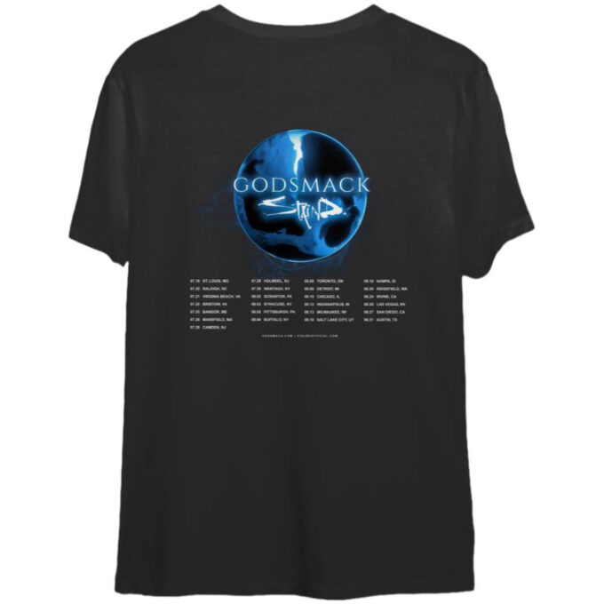Godsmack With Staind 2023 Tour Shirt, Godsmack Band Fan Shirt For Men And Women