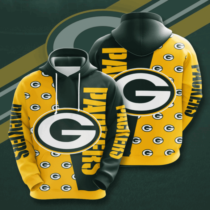 Green Bay Packers 3D Hoodie, Gift For Men And Women