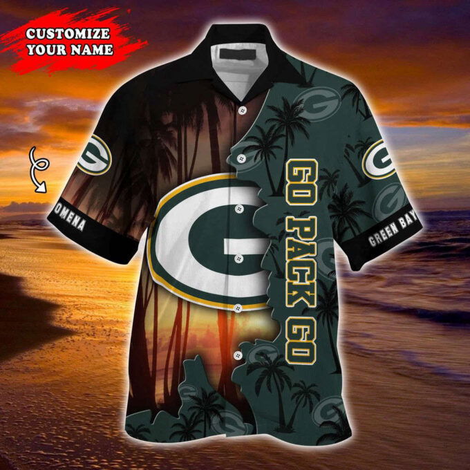 Green Bay Packers NFL-Customized Summer Hawaii Shirt For Sports Enthusiasts