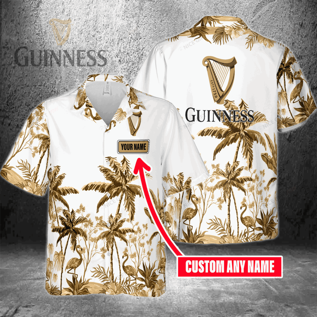 Guinness Custom Name Hawaiian Shirt For Men And Women Guinness Custom Name Hawaiian Shirt For Men And Women