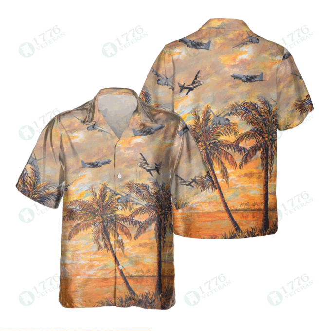 Gunship Pocket Hawaiian Shirt, Gift For Men Women