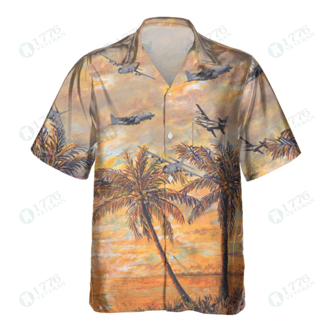 Gunship Pocket Hawaiian Shirt, Gift For Men Women
