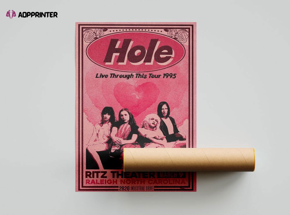 Hole Band Live Through This 1995 Poster – For Home Decor Hole Band Live Through This 1995 Poster – For Home Decor