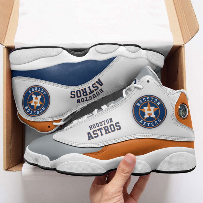 Houston Astros Air Jordan 13 Sneakers, Best Gift For Men And Women