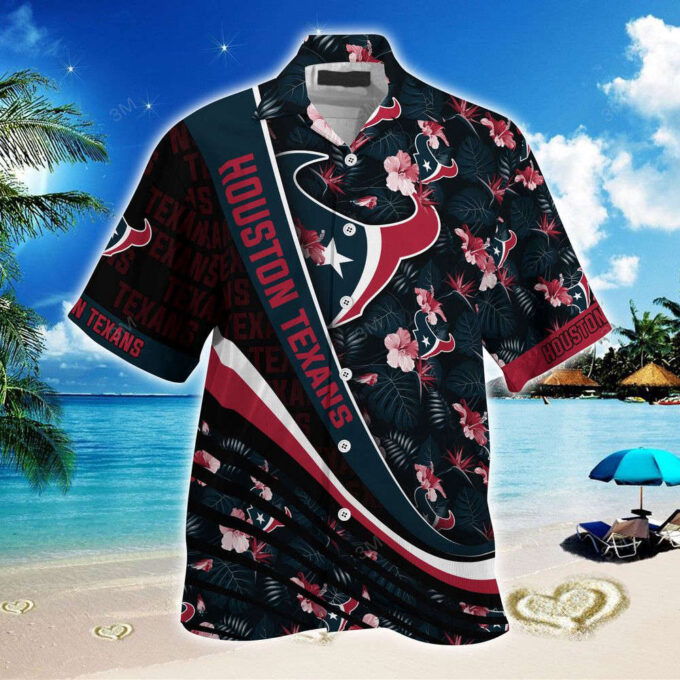 Houston Texans NFL-Summer Hawaii Shirt With Tropical Flower Pattern  For Men And Women