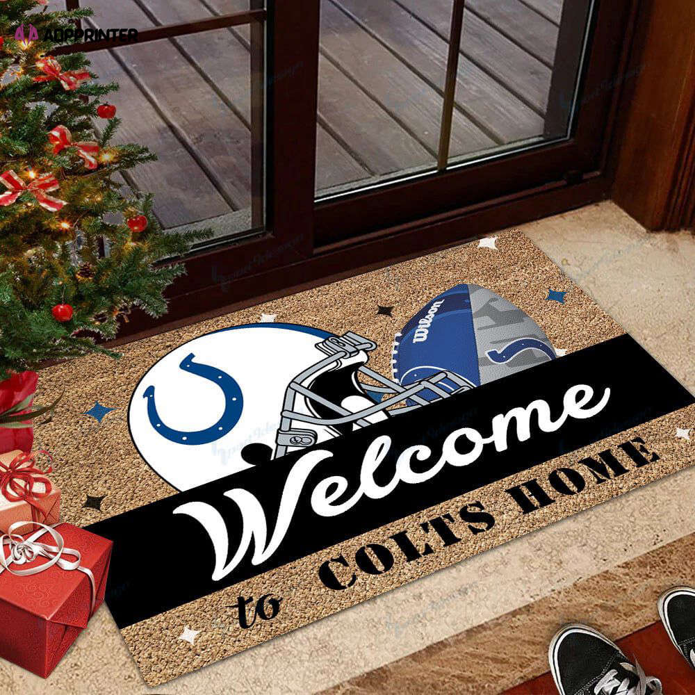 Indianapolis Colts Doormat, Gift For Home Decor Indianapolis Colts Doormat, Gift For Home Decor