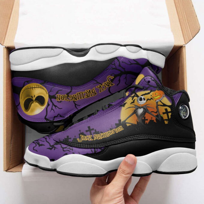 Jack Skellington Air Jordan 13 Sneakers, Best Gift For Men And Women