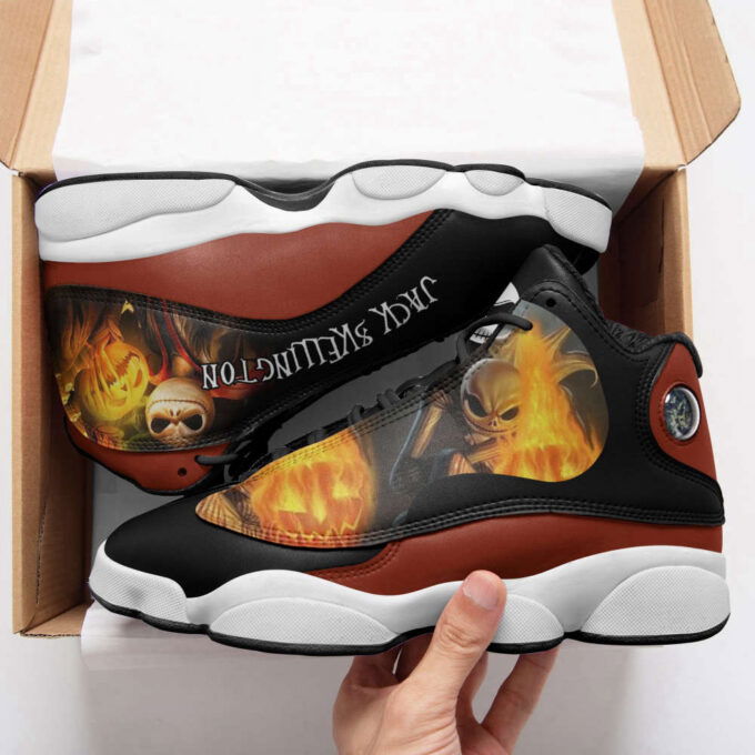 Jack Skellington Air Jordan 13 Sneakers, Gift For Men And Women