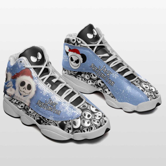 Jack Skellington Xmas Air Jordan 13 Sneakers, Best Gift For Men And Women
