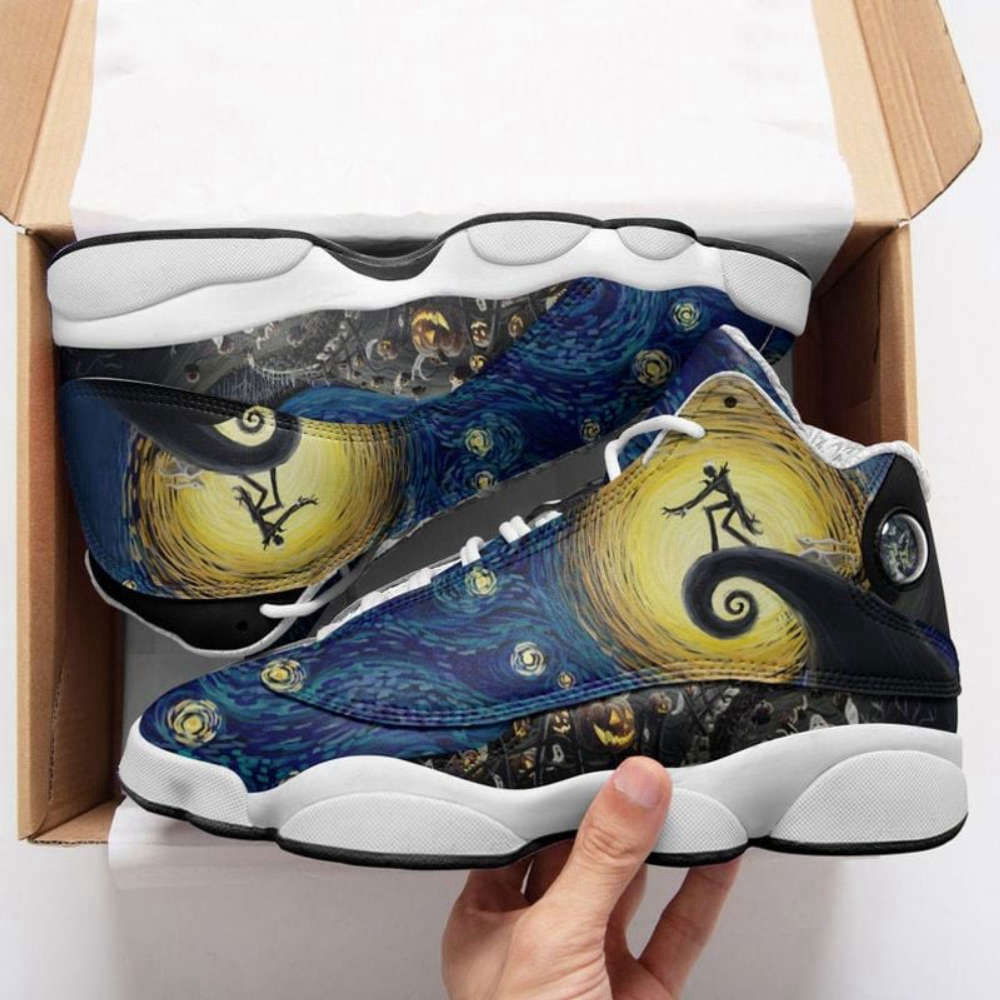 Jack Skellinton Air Jordan 13 Sneakers, Best Gift For Men And Women Jack Skellinton Air Jordan 13 Sneakers, Best Gift For Men And Women