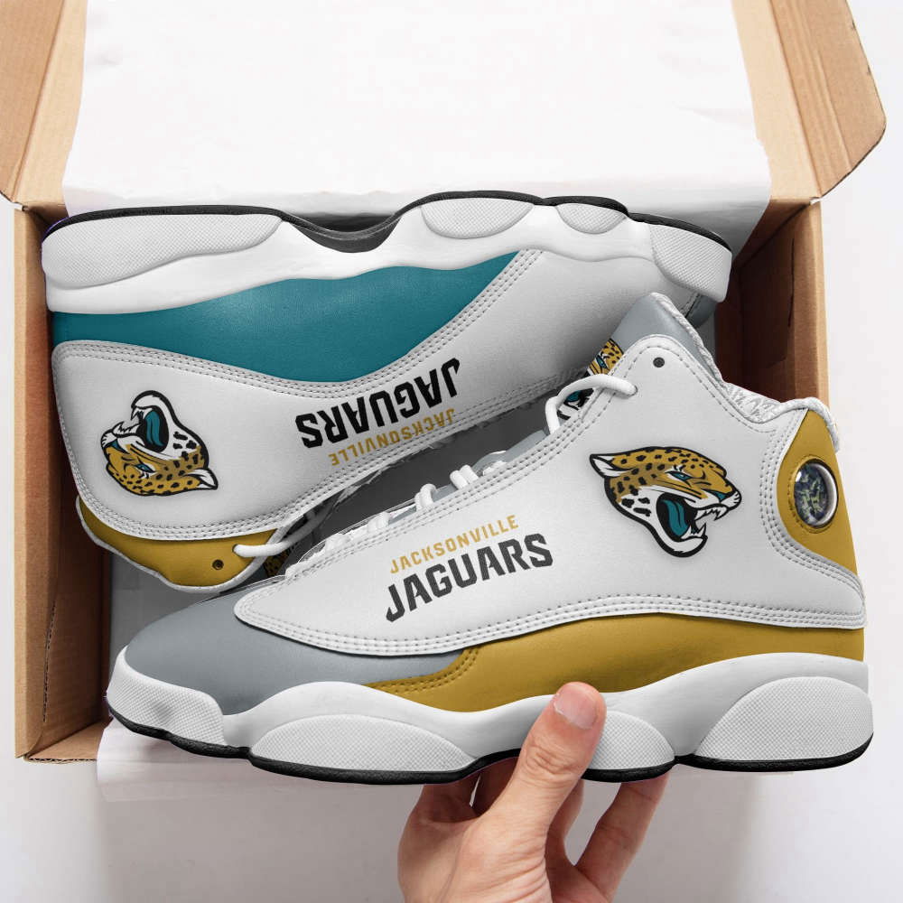 Jacksonville Jaguars Air Jordan 13 Sneakers, Gift For Men And Women Jacksonville Jaguars Air Jordan 13 Sneakers, Gift For Men And Women
