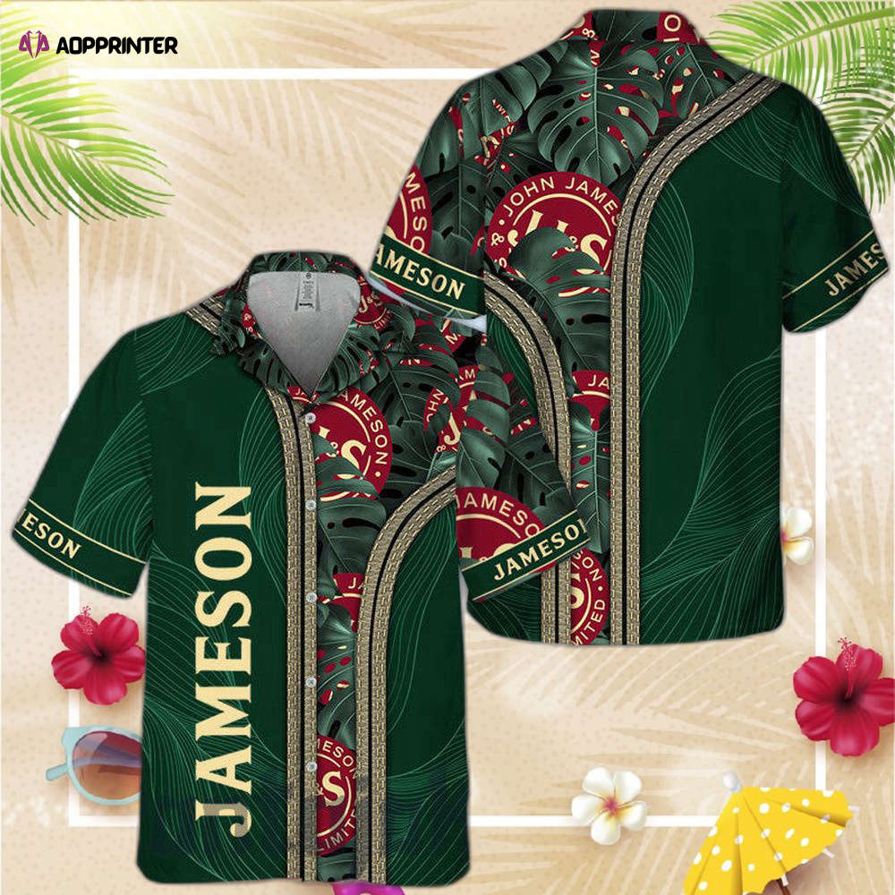 Jameson Tropical Monstera Hawaiian Shirt For Men And Women Jameson Tropical Monstera Hawaiian Shirt For Men And Women