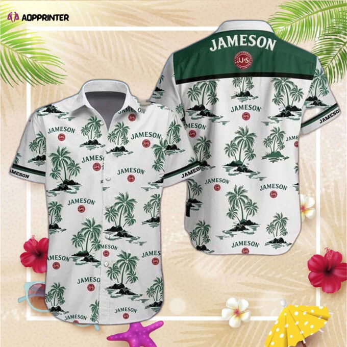 Jameson Tropical Pattern Hawaiian Shirt For Men Women