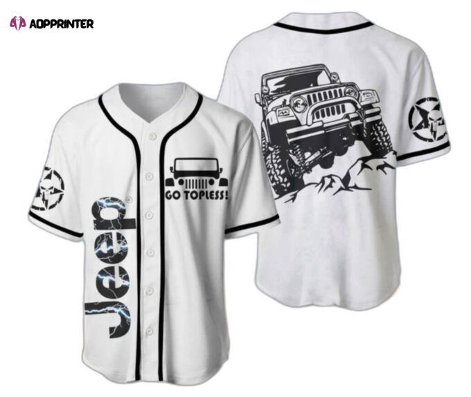 Jeep Halloween Baseball Jersey Shirt, Perfect Holiday Gift For Men