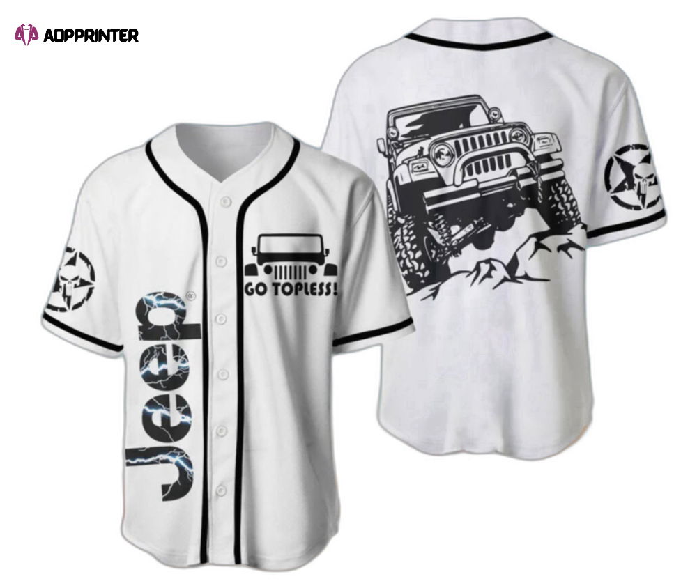 Jeep Halloween Baseball Jersey Shirt, Perfect Holiday Gift For Men Jeep Halloween Baseball Jersey Shirt, Perfect Holiday Gift For Men