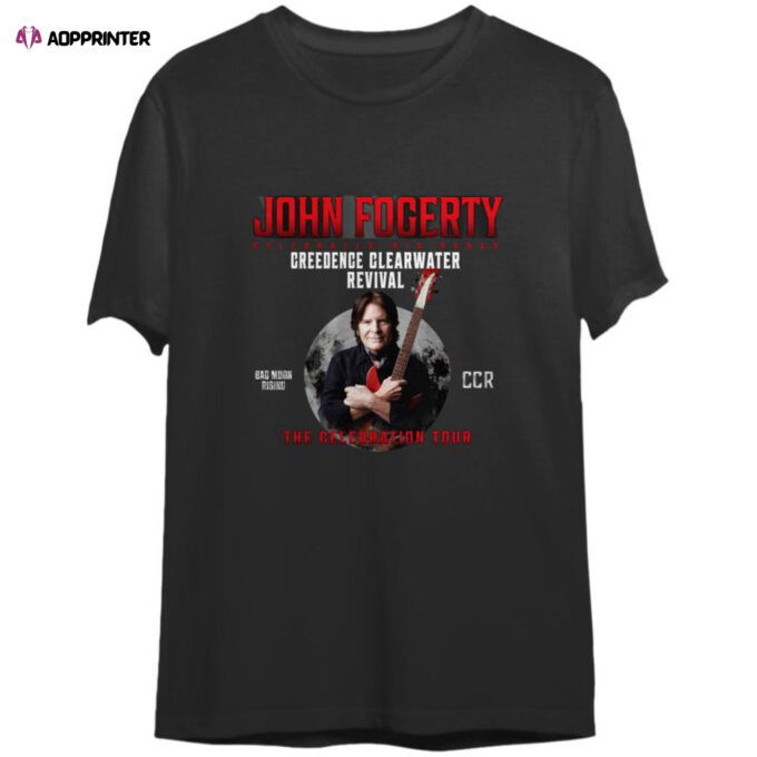 John Fogerty Celebration Tour 2023 Shirt, John Fogerty 2023 Concert Shirt, John Fogerty Celebration Concert Shirt