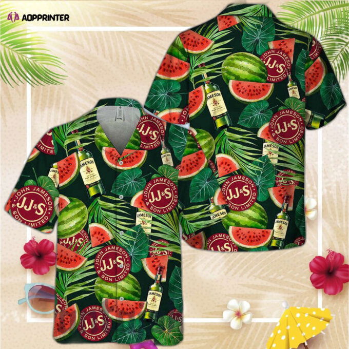 Jungle Plants Watermelon Jameson Hawaii Shirt For Men Women