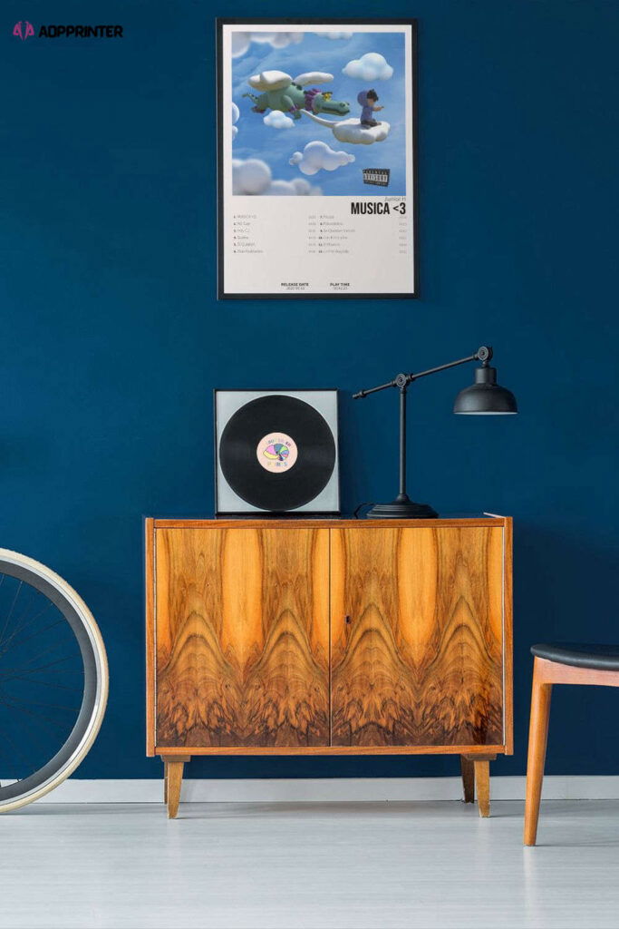 Junior H – Musica <3 | Album Cover Poster – Gift For Home Decoration For Wall Art Junior H – Musica <3 | Album Cover Poster – Gift For Home Decoration For Wall Art