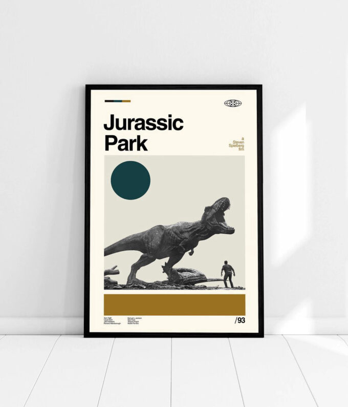 Jurassic Park Movie Poster   – Retro Movie Poster – Gift For Home Decoration
