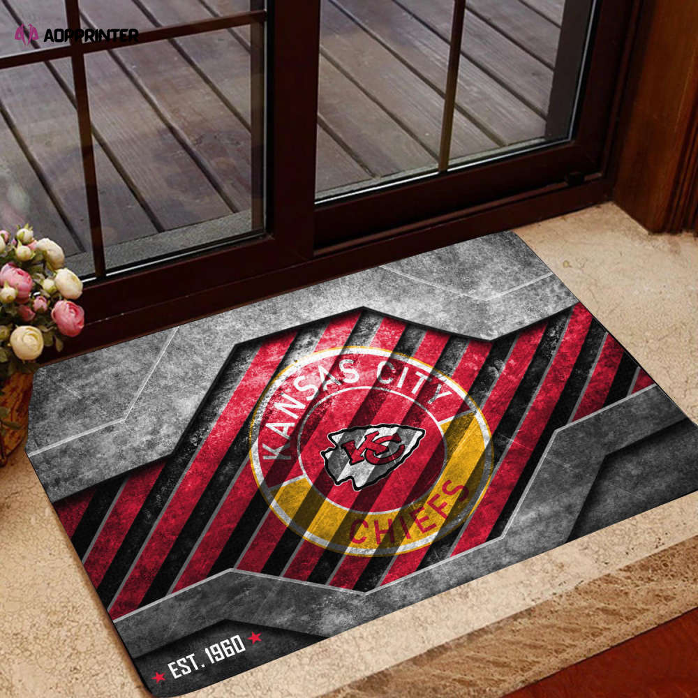 Kansas City Chiefs Doormat, Best Gift For Home Decor Kansas City Chiefs Doormat, Best Gift For Home Decor