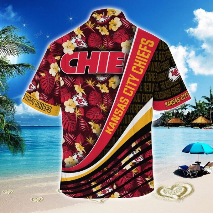 Kansas City Chiefs NFL-Summer Hawaii Shirt With Tropical Flower Pattern For Men And Women