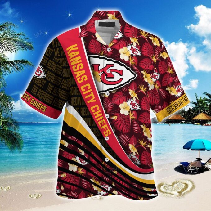 Kansas City Chiefs NFL-Summer Hawaii Shirt With Tropical Flower Pattern For Men And Women