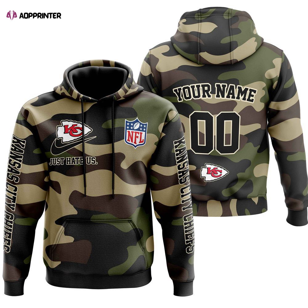 Kansas City Chiefs Personalized Hoodie-Zip Hoodie Camo Style, For Men And Women Kansas City Chiefs Personalized Hoodie-Zip Hoodie Camo Style, For Men And Women