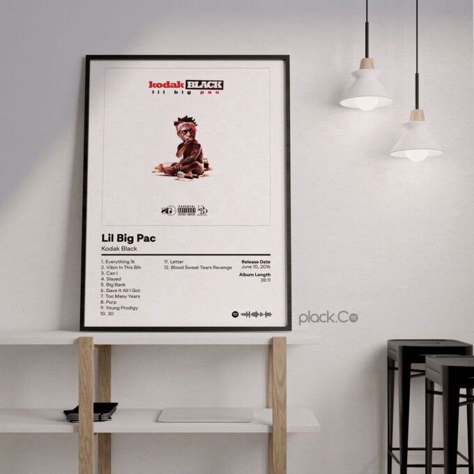 Kodak Black – Lil Big Pac Poster, Best Gift For Home Decorations