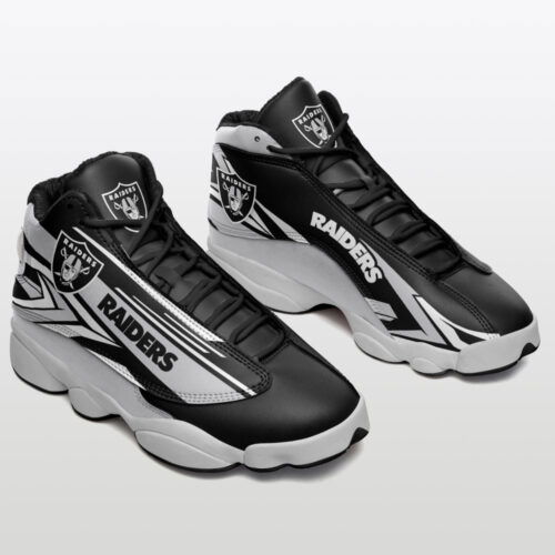 Las Vegas Raiders Air Jordan 13 Sneakers, Gift For Men And Women